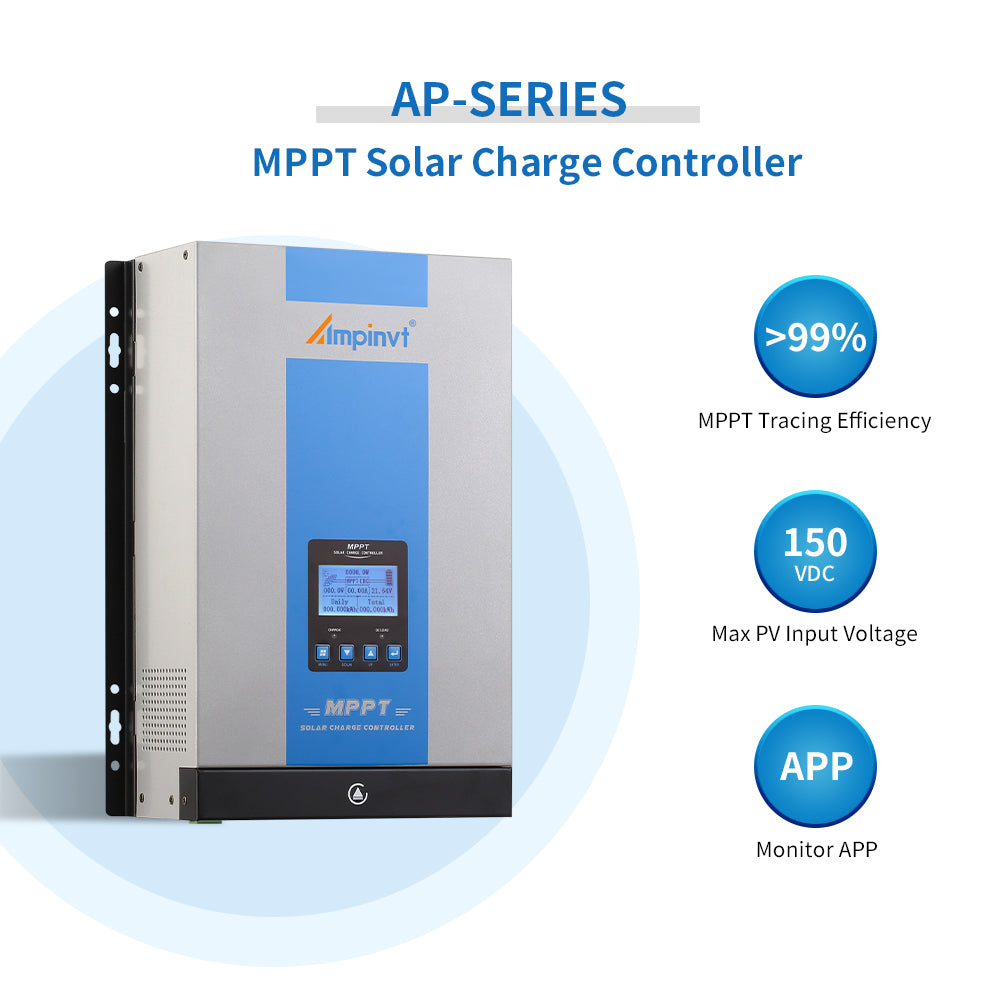 Controlador de carga solar MPPT de 120 A, CC de 12 V, 24 V, 36 V y 48 V, entrada máxima de 150 V PV
