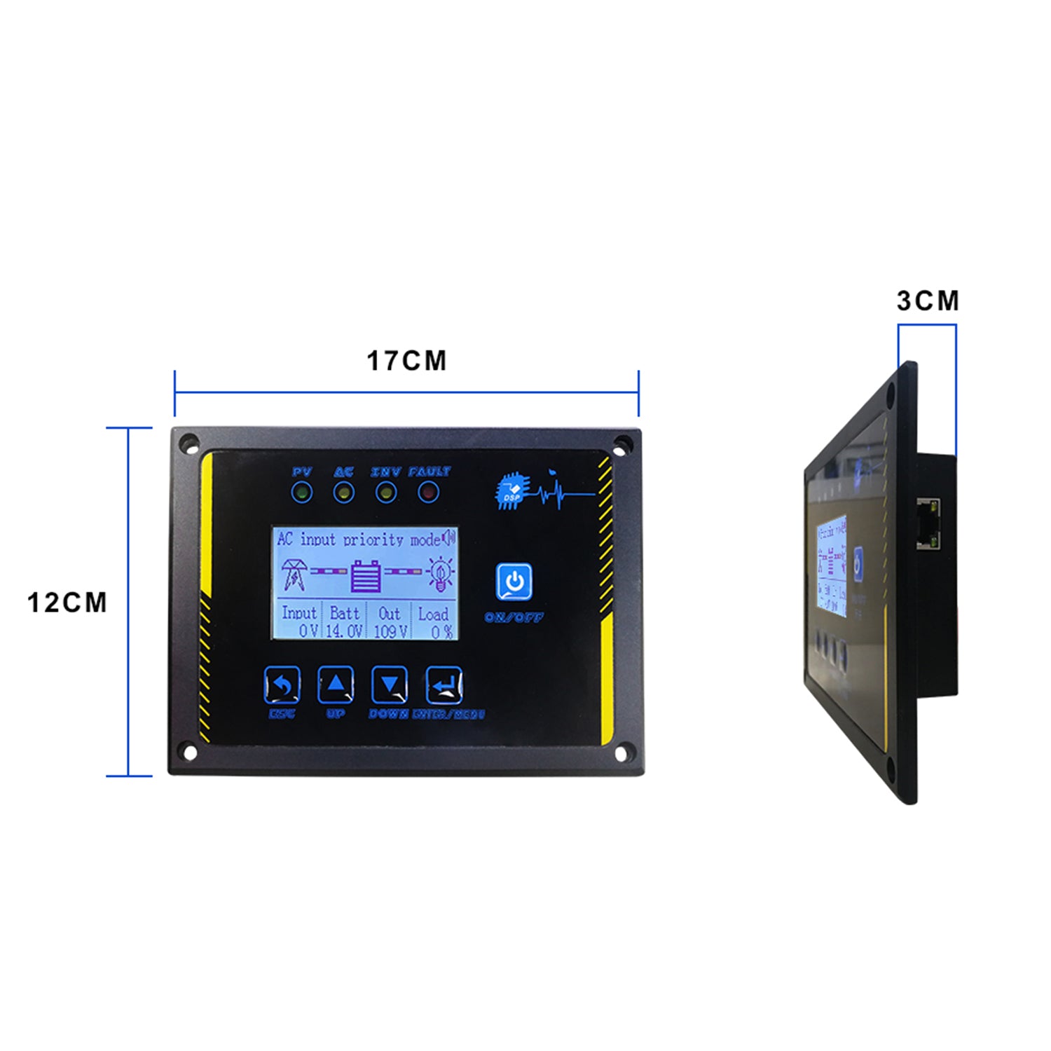 Panel de control remoto para inversor