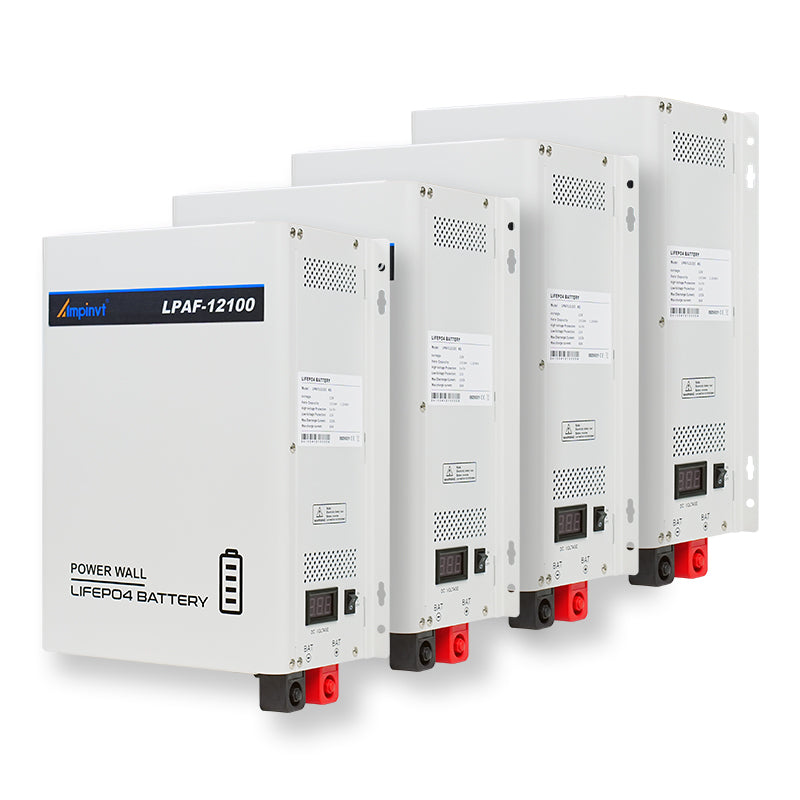 12V 100AH 1.2KWH Power Wall LiFePO4 Lithium Battery with BMS LP-AF12100