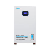 51.2V 320AH 16.4KWH Power Wall LiFePO4 Lithium Battery with 100A BMS with Bluetooth & WIFI Function