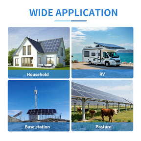 10KW 48V to 120/240V Split Phase Solar Inverter Charger Supports Up to 6 Units in Parallel