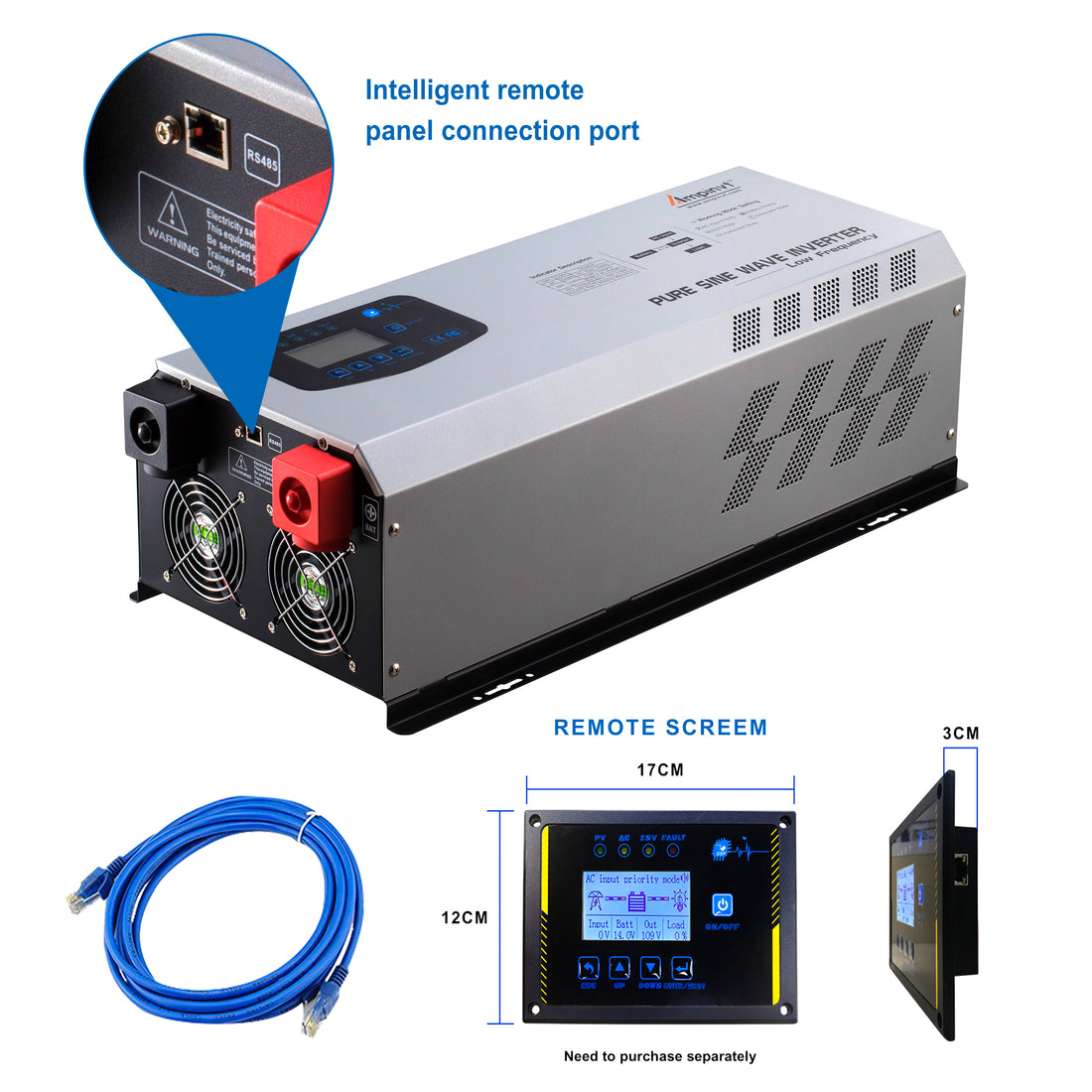 U POWER Driver Board For Low Frequency Split Phase Pure Sine Wave Inverter – 9/10 Model