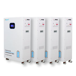 51.2V 320AH 16.4KWH Power Wall LiFePO4 Lithium Battery with 100A BMS with Bluetooth & WIFI Function
