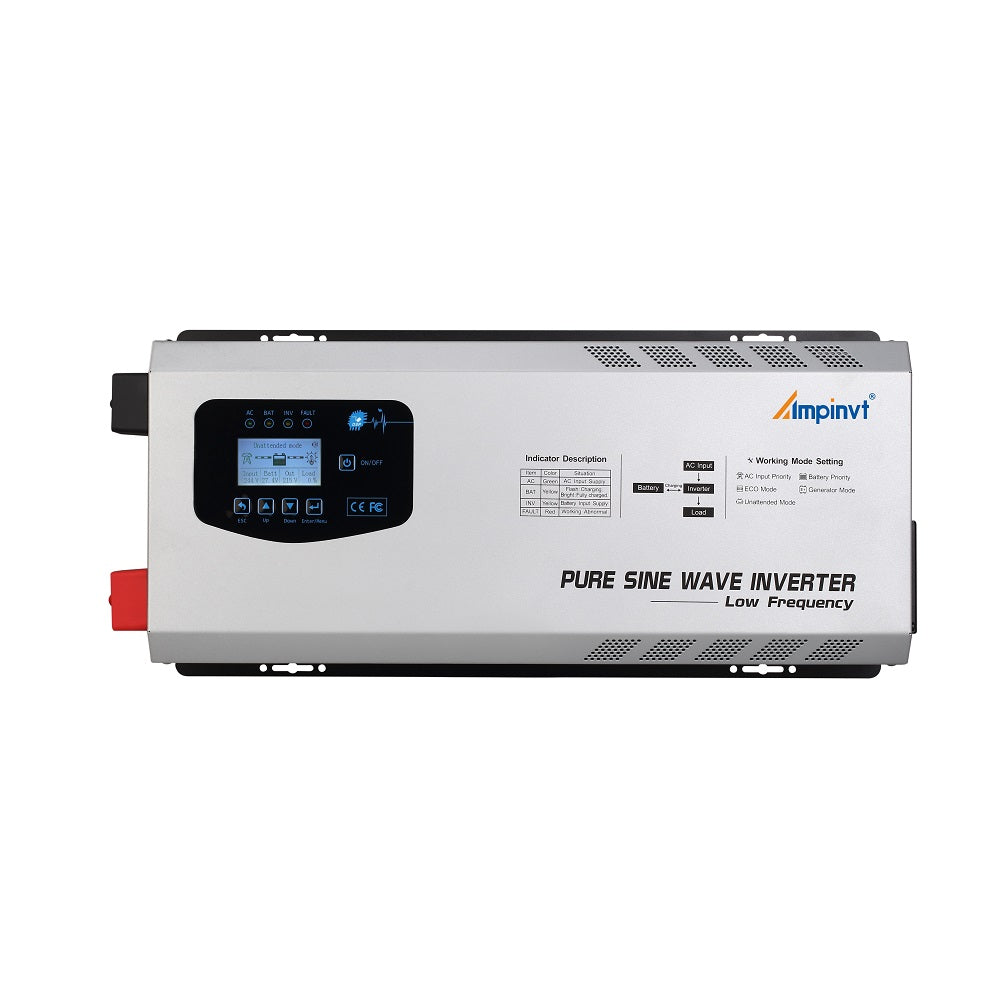 5000W DC 48V Split Phase Pure Sine wave Inverter with AC Charger